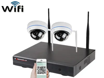 Bezdr�tov� 2 kamerov� syst�m WIP2-304C 5MPx