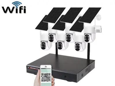 Bezdr�tov� sol�rn� kamerov� syst�m IP Pro WIP6-211B 4MPx