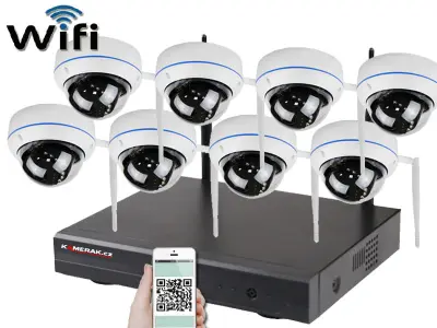 Bezdr�tov� 8 kamerov� syst�m WIP8-104B 3MPx