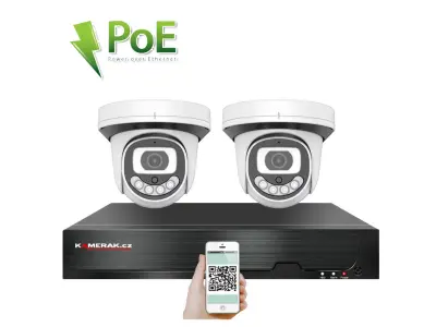 2 kamerov� syst�m PoE IP XM-212B 4Mpx
