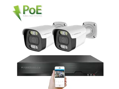 2 kamerov�  syst�m PoE IP XM-214B 4MPx