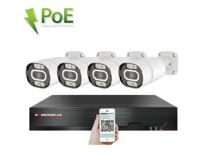 4 kamerov� syst�m PoE IP XM-408D 8MP