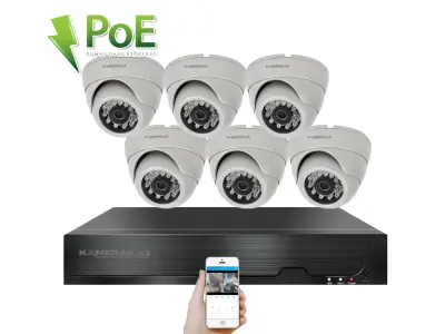 6 kamerov� syst�m PoE IP XM-602D 8MPx