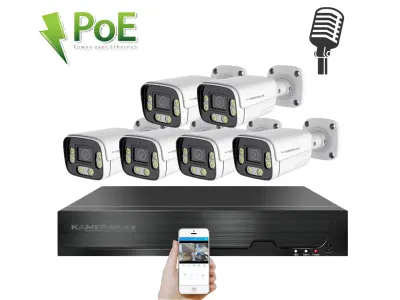 6 kamerov� syst�m PoE IP XM-606D 8MPx