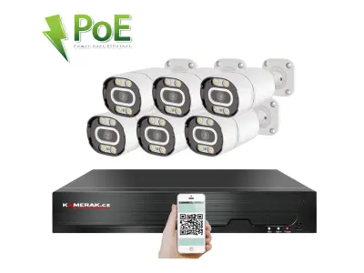 6 kamerov� syst�m PoE IP XM-608D 8MPx