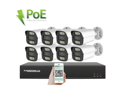 8 kamerov�  syst�m PoE IP XM-814B 4MPx