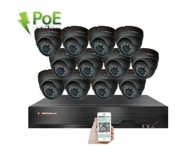12 kamerov� syst�m PoE IP XM-1211D 8MPx