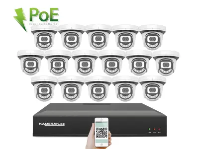 16 kamerov� IP syst�m 4K PoE IP XM-1612D 8MPx 