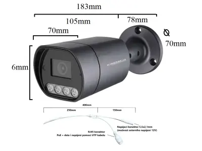 Venkovn� 8MPx IP kamera nab�z� 4K rozli�en�