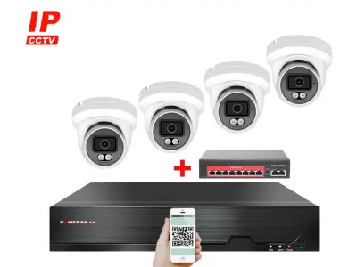 4 kamerov� IP syst�m IP XM-409B-Ext. 4MPx s extern�m PoE nap�jen�m
