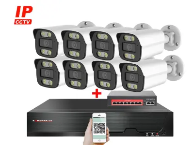 8 kamerov� IP syst�m IP XM-814B-Ext. 4MPx s extern�m PoE nap�jen�m