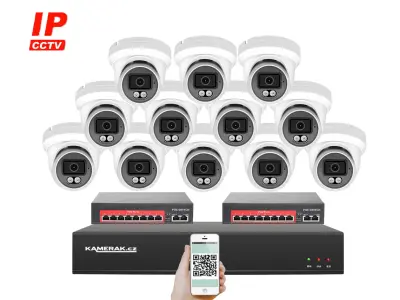12 kamerov� IP syst�m IP XM-1209B-Ext. 4MPx s extern�m PoE nap�jen�m