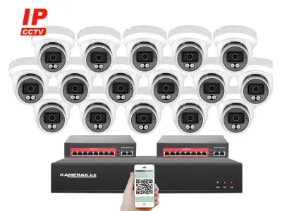 16 kamerov� IP syst�m IP XM-1609B-Ext. 4MPx s extern�m PoE nap�jen�m