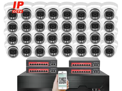 32 kamerov� IP syst�m IP XM-3209B-Ext. 4MPx s extern�m PoE nap�jen�m