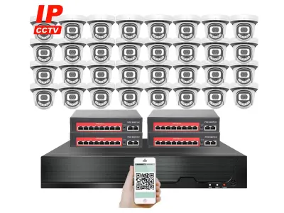 32 kamerov� IP syst�m IP XM-3212B-Ext. 4MPx s extern�m PoE nap�jen�m