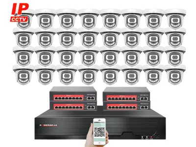 32 kamerov� IP syst�m 4K IP XM-3212D-Ext. 8MPx s extern�m PoE nap�jen�m