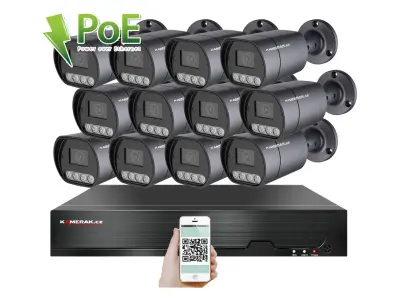 12 kamerov� syst�m PoE IP XM-1210D 8MPx 4K