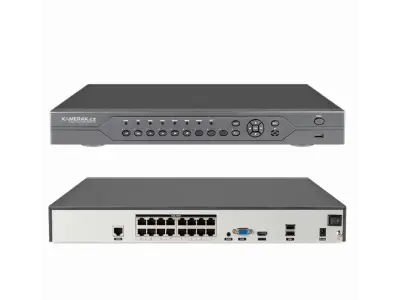 Rekord�r pro 16 IP kamery s vestav�n�m PoE nap�jen�m