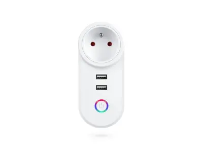 Chytr� wifi z�suvka TUYA LSPA2, 2X USB port