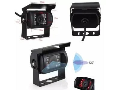 Analogov�Kamera TRUCK 4pin, K0069A - P�edn� pohled