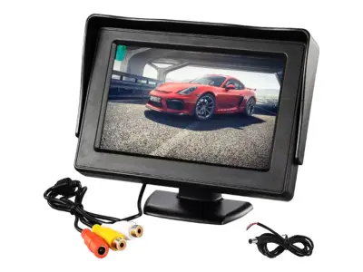 LCD monitor 4,3" �ern� na palubn� desku