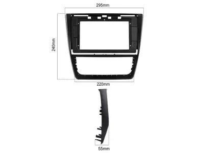 Reduk�n� r�me�ek A7104 pro autor�dio 10,1 palc� pro �koda Yeti 2009-2017