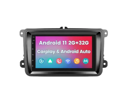 2DIN Autor�dio 7palc� A3017 Android 11 s r�me�kem VW-007 pro 2DIN autor�dio �koda, VW, Seat , Audi