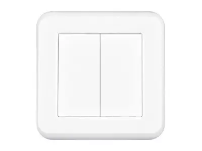 UNIC Dvojvyp�na� jednocestn� (1 standard) v r�me�ku 82mm, plast b�l�