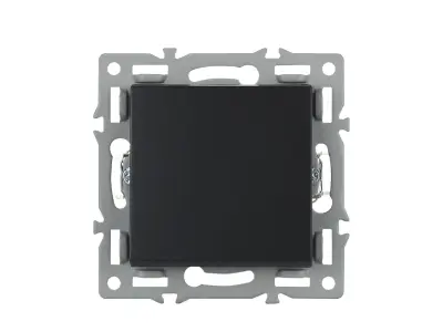 modul z�suvka MDZCOVER ,Krytka plast �ern� pro r�me�ek 82mm