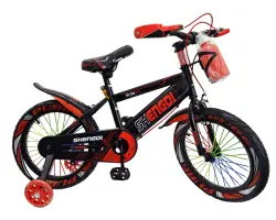 VOLNA D�tsk� kolo UBCYC-08 velikost 16" �erno�erven� - 2790 K�