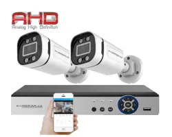 2 kamerov� AHD set WN2-59A 2Mpx 1080p, H.265, CZ menu - 2290 K�