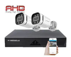 2 kamerov� AHD set WN2-59E 5Mpx 1920p, H.265, CZ menu - 3790 K�