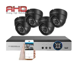 4 kamerov� AHD set HE4-52A 2Mpx 1080p, H.265, CZ menu - 3590 K�