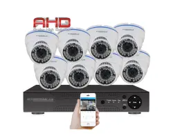 8 kamerov� set AHD WN8-51A 2MPx-1080P, CZ menu - 5890 K�