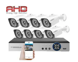 8 kamerov� AHD set HE8-55E 5Mpx 1920p, H.265, CZ menu - 9490 K�