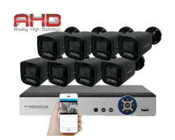 8 kamerov� AHD set HE8-56E 5Mpx 1920p, H.265, CZ menu - 9890 K�