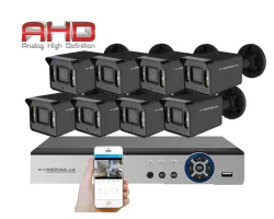 8 kamerov� AHD set HE8-57E 5Mpx 1920p, H.265, CZ menu - 9890 K�