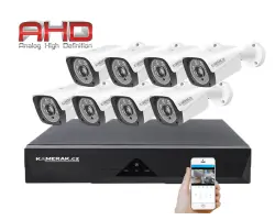 8 kamerov� AHD set WN8-60E 5Mpx s mic., H.265, CZ menu - 9790 K�
