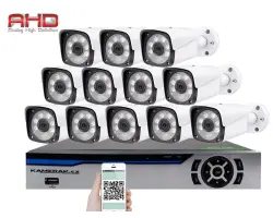 12 kamerov� AHD set HE12-55A 2Mpx 1080p, H.265, CZ menu - 10690 K�