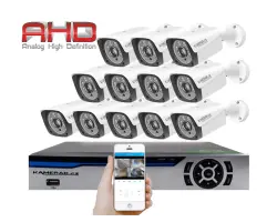 12 kamerov� AHD set HE12-55E 5Mpx 1920p, H.265, CZ menu - 15190 K�