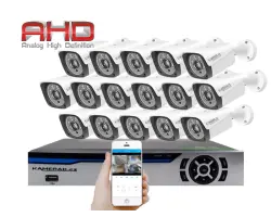 16 kamerov� AHD set HE16-55E 5Mpx 1920p, H.265, CZ menu - 18890 K�