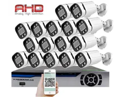 16 kamerov� AHD set HE16-59E 5Mpx 1920p, H.265, CZ menu - 19090 K�