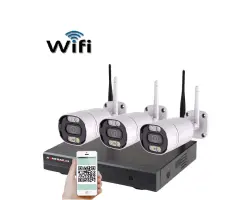Bezdr�tov� 3 kamerov� set WiFi IP PRO WIP3-105B 3MPx, CZ menu - 4690 K�