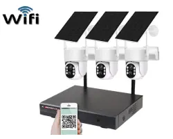 Bezdr�tov� sol�rn� PTZ 3 kamerov� syst�m Wifi IP Pro WIP3-211B 4MPx, CZ menu - 6890 K�