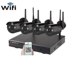 Bezdr�tov� 4 kamerov� set WiFi IP PRO WIP4-103B-Black 3MPx, CZ menu - 5690 K�