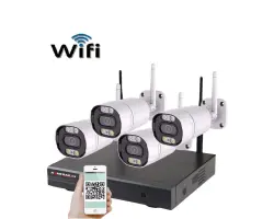Bezdr�tov� 4 kamerov� set WiFi IP PRO WIP4-105B 3MPx, CZ menu - 5690 K�