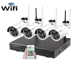 Bezdr�tov� 4 kamerov� set WiFi IP PRO WIP4-302C 5MPx, CZ menu - 6990 K�