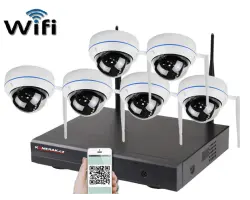 Bezdr�tov� 6 kamerov� set WiFi IP PRO WIP6-104B 3MPx, CZ menu - 7490 K�