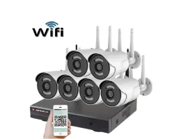 Bezdr�tov� 6 kamerov� set WiFi IP PRO WIP6-106B 3MPx, CZ menu - 7590 K�