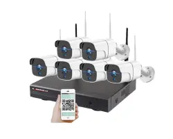 Bezdr�tov� 6 kamerov� set WiFi IP PRO WIP6-307C 5MPx, CZ menu - 9290 K�